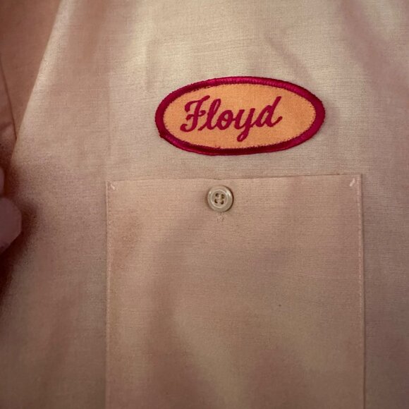 Barrel O Fun Snacks Shirt XXL Mustard Yellow Floyd Work Gear Streetwear Logo Ad - Picture 6 of 8